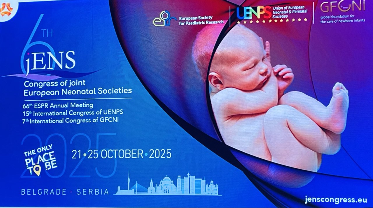 Фото до новини «6th JENS Congress — Конгрес об’єднаних неонатальних товариств (21–25 жовтня 2025, Белград, Сербія)»